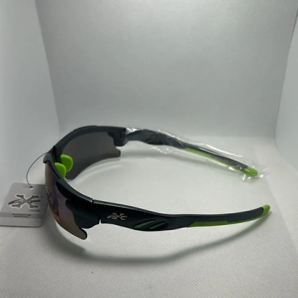 X-Loop Mens Rimless Mirrored Sunglasses